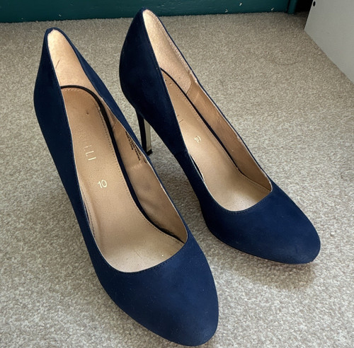 Corelli navy faux suede - corelli,