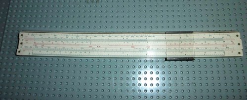 Old slide rule - slide,