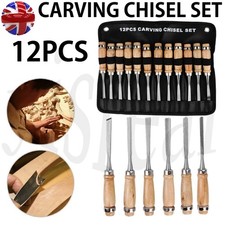 12 Pcs Wood Carving Hand