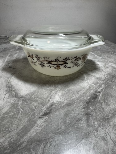 Vintage pyrex casserole - vintage,