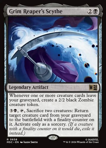 Mtg grim reaper scythe - mtg,