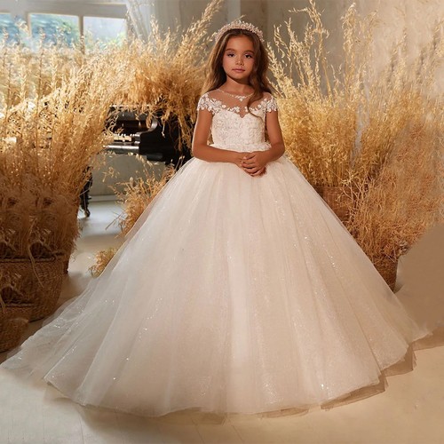 New party flower girl dress - new,