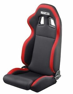 Sparco r100 black leatherette - black,