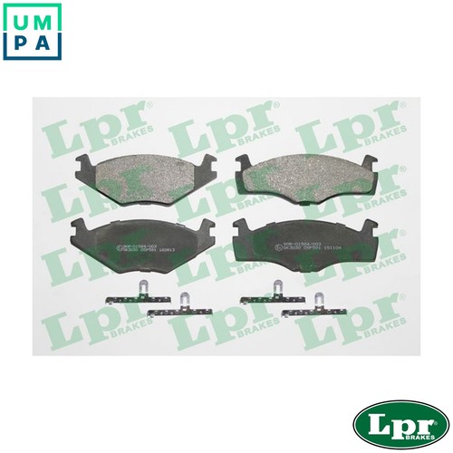 Brake pad set - pad,