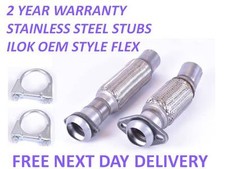 BMW 530 3.0TD E39 1997-2003 Clamp On Exhaust Replacement Flex Flexi for Cat Pipe