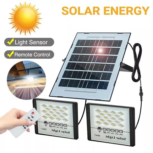 Solar powered led double - solar,