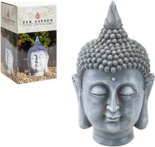 Buddha head garden - buddha,