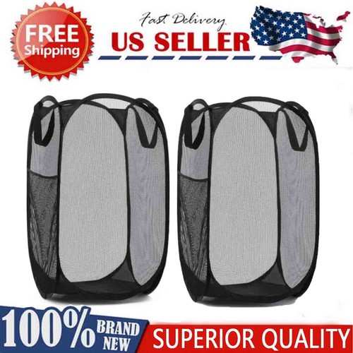 Black collapsible pop - black, up