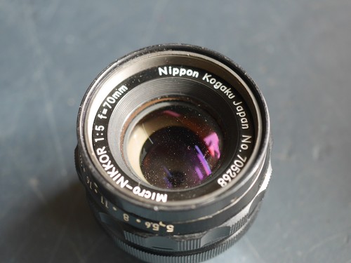Nikon 70mm micro - 70mm, f5
