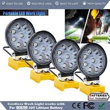 LED Work Light For DeWalt 18V MAX DCB184 DCB180 Li-Ion Battery Outdoor Camping