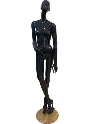 Glossy black abstract female - glossy,