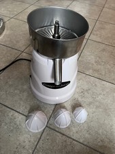 Omega Fruit and Vegetable Juicer Citrus Model C-12W in White Stainless Steel