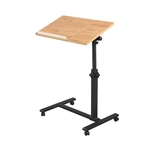 Rolling overbed laptop table - overbed,