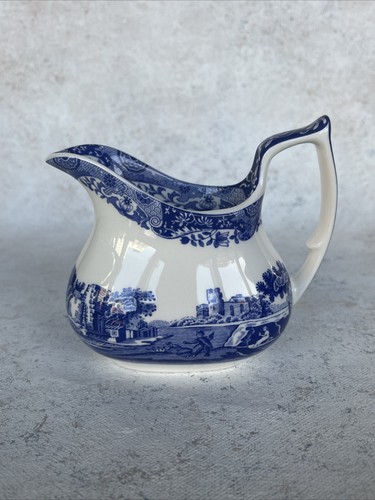 Spode blue italian cream jug - spode,
