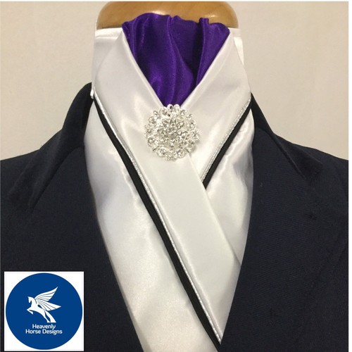 Hhd white satin dressage - satin,