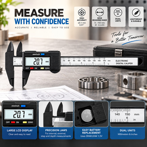 Lcd digital vernier - lcd,