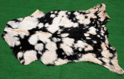 Luxury goat hide rug - rug, hair