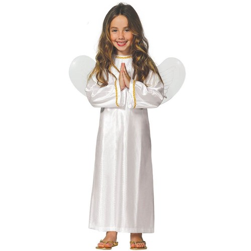 Child girl angel nativity - child,