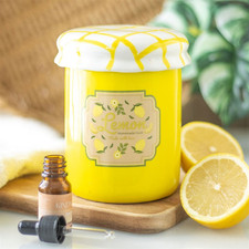 *Lemon Curd Jar Ceramic Oil