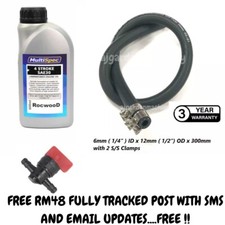 Hayter Harrier 41 48 56 Lawnmower Fuel Pipe Hose + Clamps Heavy Duty, Engine Oil