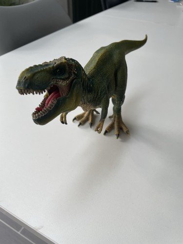 Schleich green rex figure - schleich,