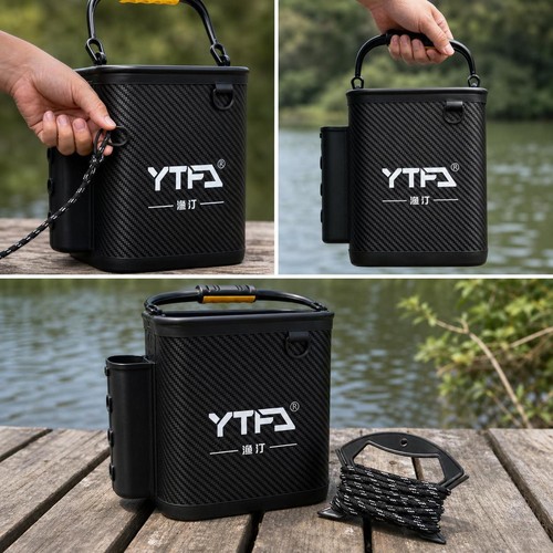 Eva foldable fishing bucket - eva,
