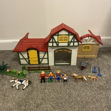 Playmobil Country Large Horse/Pony Farm And Stables 6926 NOT COMPLETE