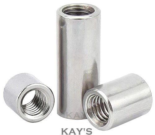 Threaded rod connectors round - rod,