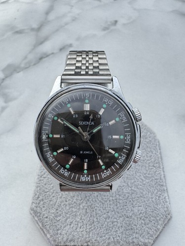 Vintage sekonda alarm watch - sekonda,