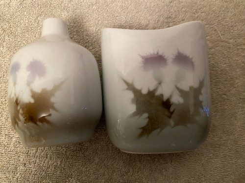 Two small vases highbank - two,