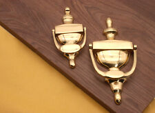 Door Knocker Victorian Urn Style Brass Bolt Through UPVC Wooden Doors 6" or 8"