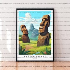 Easter Island Moai Statues