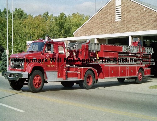 Evanston fire truck gmc - fire,