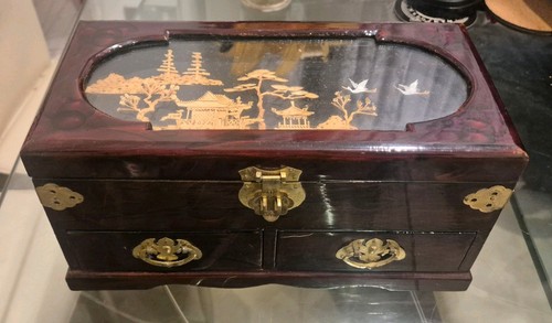 Boxed vintage chinese red - boxed,