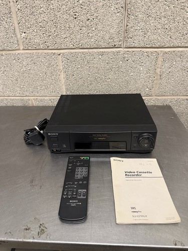 Sony slv e250 vhs video - sony, player