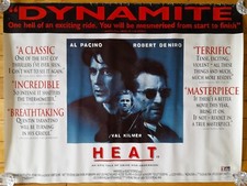 HEAT ORIGINAL UK QUAD POSTER