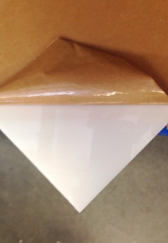 White acrylic plexiglass - white,