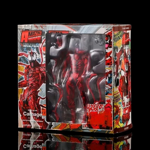 Red venom action figure - red,