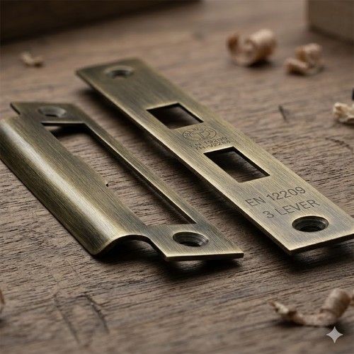Strike plate and outer forend - strike,