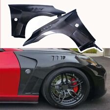Real Carbon Fiber Front Vent Fenders Panel for Nissan 370Z Z34 2009-21 In stock