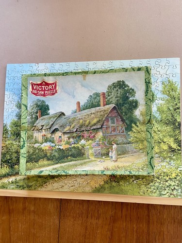 Vintage victory wooden jigsaw - victory,