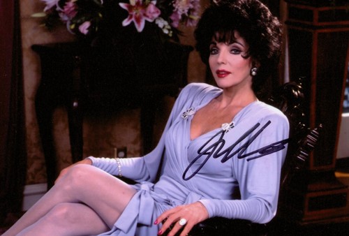 Dame joan collins signed - joan,