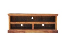Ganga Sheesham Indian Wood Open TV Unit - 120 cm