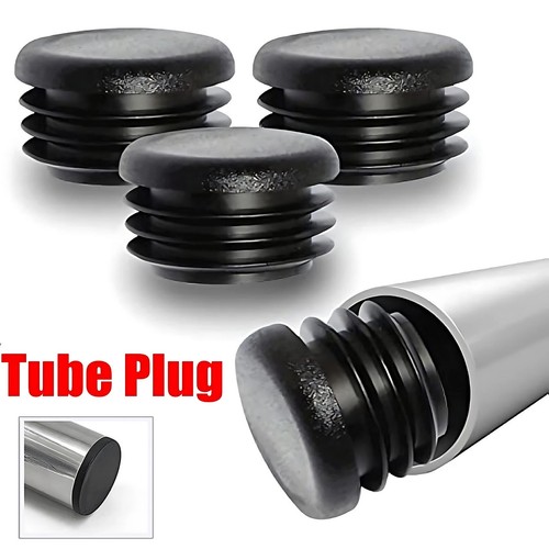 Plastic round end - round, tube