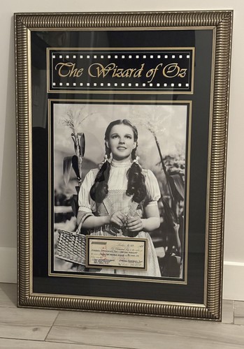 Judy garland signed autograph - signed,