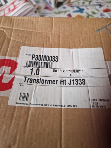 Merrychef p30m0033 transformer - merrychef,