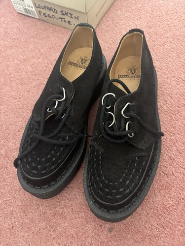 Black suede george cox - suede,