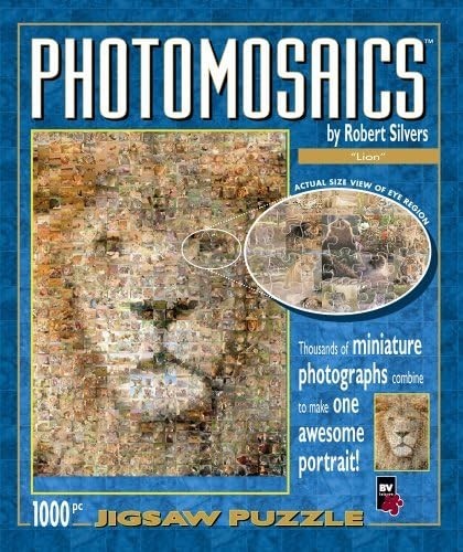 Photomosaics lion 1000 - "lion",