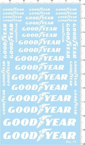 Water slide decals 1 - decals, 1/18