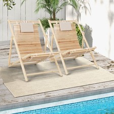 Reclining Deck Chair Folding